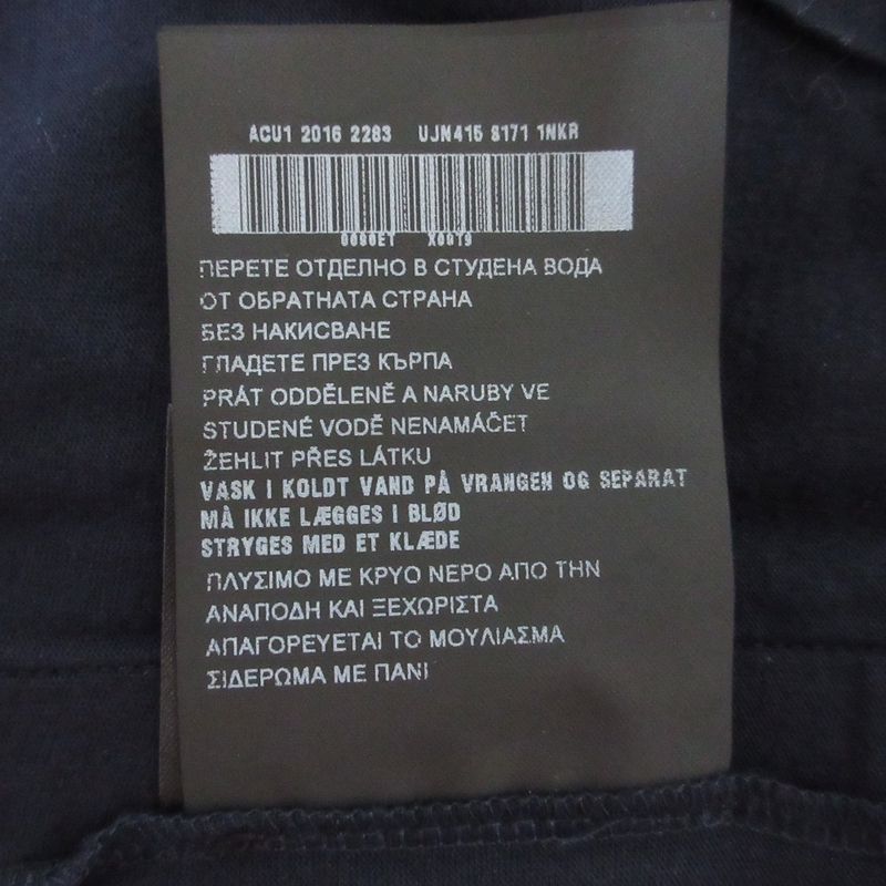 Prada Sideline Pocket T-Shirt XS Navy Men's Used