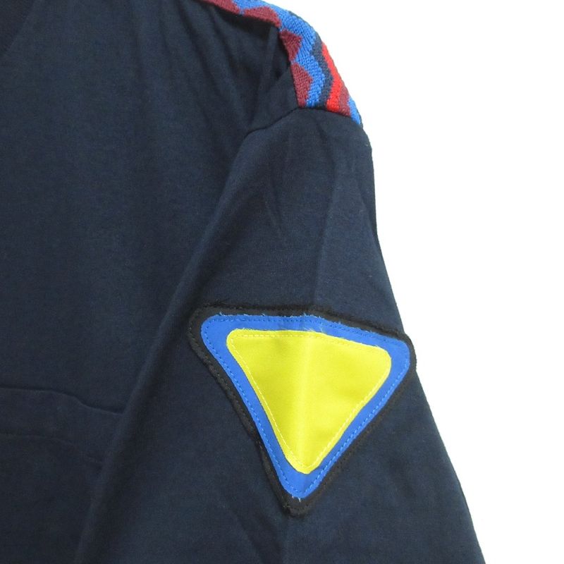 Prada Sideline Pocket T-Shirt XS Navy Men's Used