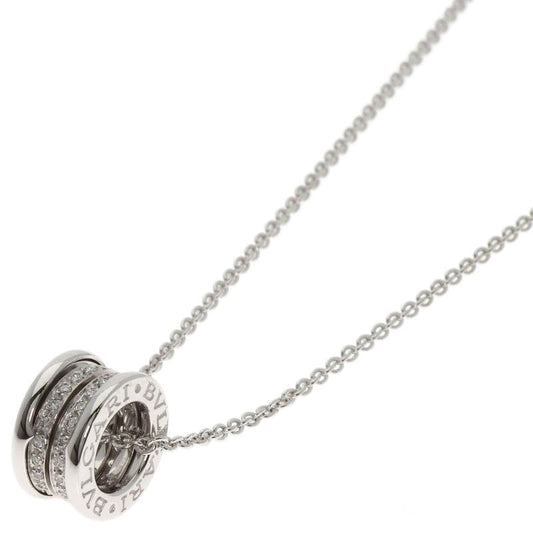 Bvlgari Bulgari B-zero1 Bee Zero One Diamond Necklace 18K White Gold Ladies