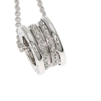 Bvlgari Bulgari B-zero1 Bee Zero One Diamond Necklace 18K White Gold Ladies