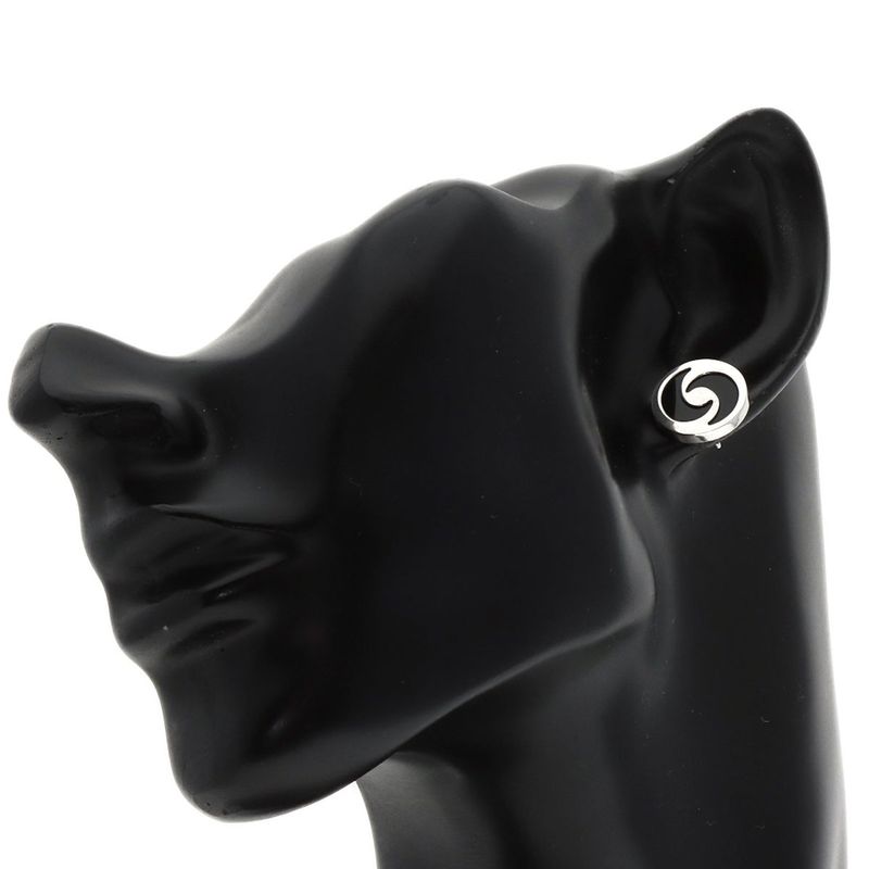 Bvlgari Bulgari Optical Earrings 18K White Gold Ladies