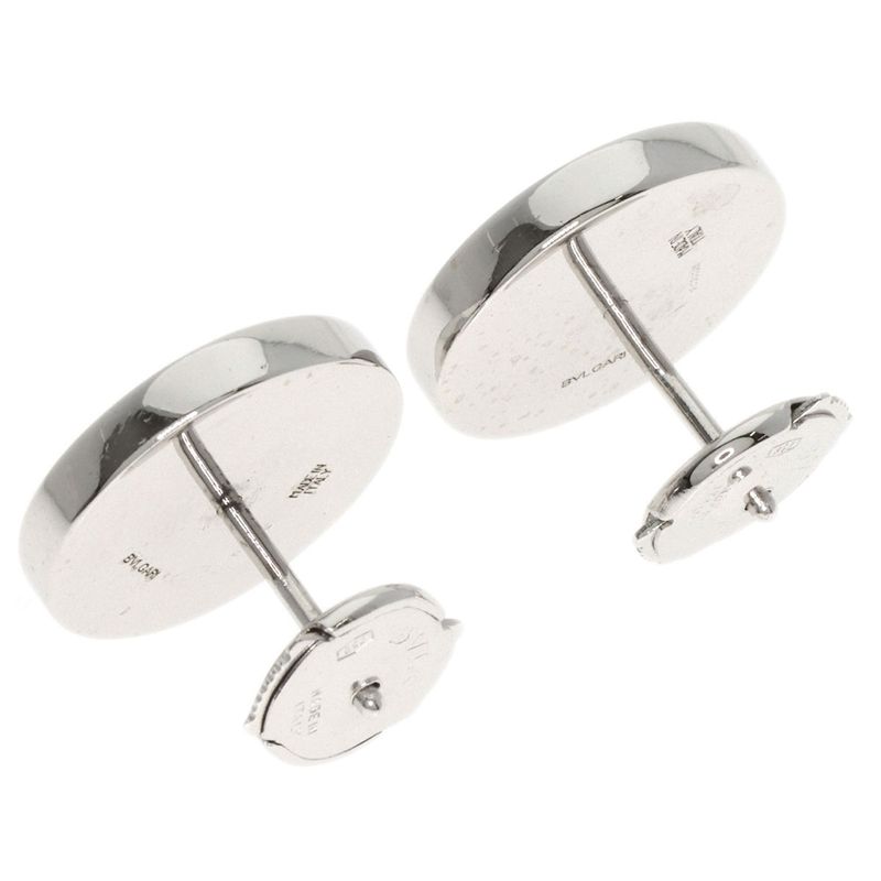 Bvlgari Bulgari Optical Earrings 18K White Gold Ladies
