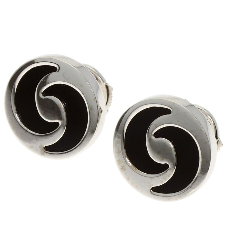 Bvlgari Bulgari Optical Earrings 18K White Gold Ladies