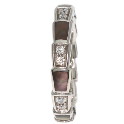 Bvlgari Bulgari Serpenti Viper Shell Diamond #54 Ring 18K White Gold Ladies
