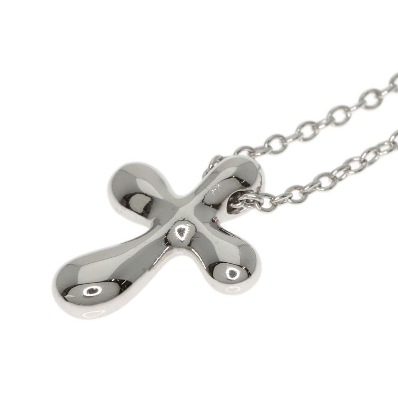 Tiffany & Co Tiffany & Co Small Cross Necklace Pt950 Ladies