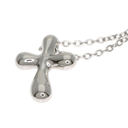 Tiffany & Co Tiffany & Co Small Cross Necklace Pt950 Ladies