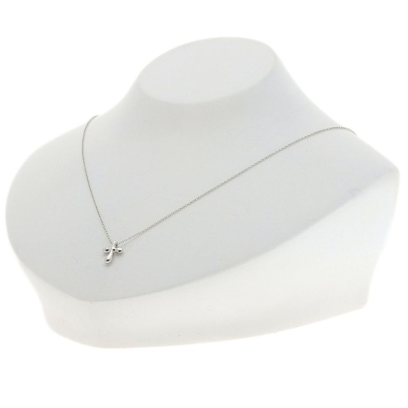 Tiffany & Co Tiffany & Co Small Cross Necklace Pt950 Ladies