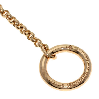 Hermes Chaine D'ancre Chaos Diamond Bracelet 18K Pink Gold Ladies