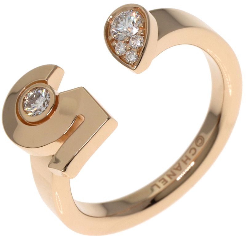 Chanel Extrême De Chanel N°5 Diamond #48 Ring 18K Pink Gold Ladies