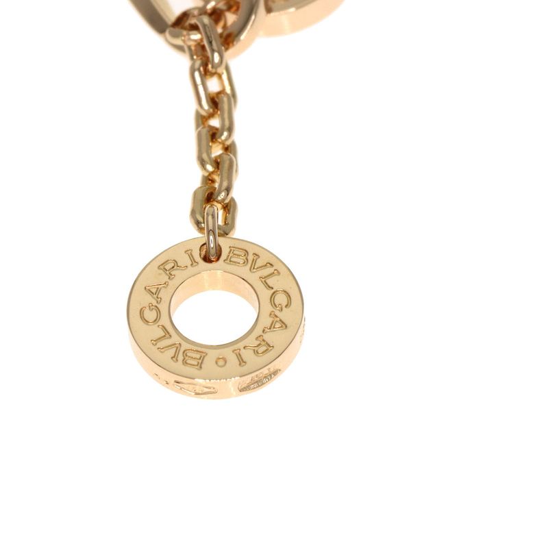 Bvlgari Bulgari Serpenti Malachite Diamond Necklace 18K Pink Gold Ladies