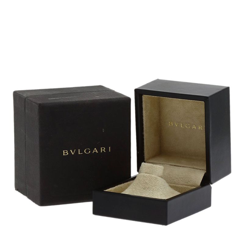 Bvlgari B-zero1 Full Pave Diamond #54 Ring / Rings 18K Pink Gold Ladies