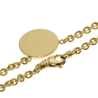 Bvlgari Bulgari Livgari Onyx Necklace 18K Yellow Gold Ladies