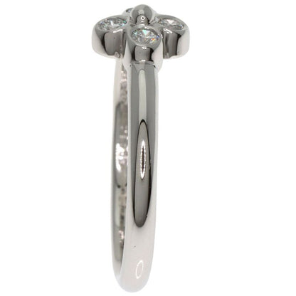 Tiffany & Co Bezel-set Diamond Ring And Ring Pt950 Ladies