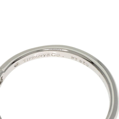 Tiffany & Co Bezel-set Diamond Ring And Ring Pt950 Ladies