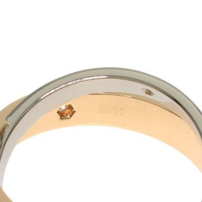 Cartier Be Love 6P Diamond #48 Ring 18K Pink Gold 18K White Gold Ladies