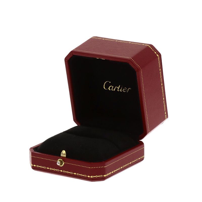 Cartier Be Love 6P Diamond #48 Ring 18K Pink Gold 18K White Gold Ladies