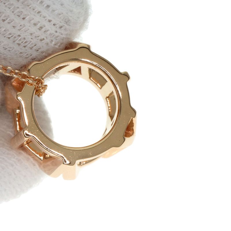 Tiffany & Co Atlas Open Necklace 18K Pink Gold Ladies