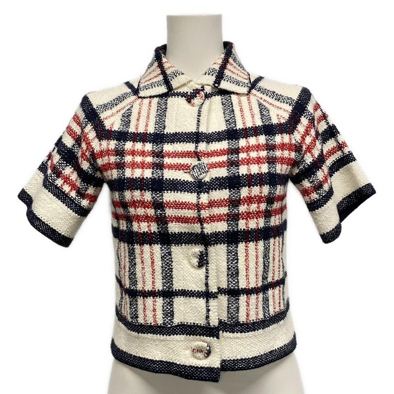 Dior/christian Dior Jacket Size I 38 Women's Short Sleeve Jacket 224v13am706