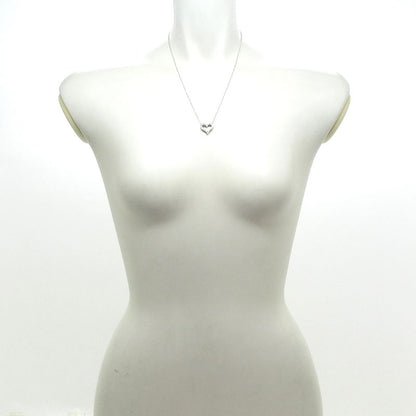 Tiffany & Co Necklace Sentimental Heart Pt950 X 16P Diamonds