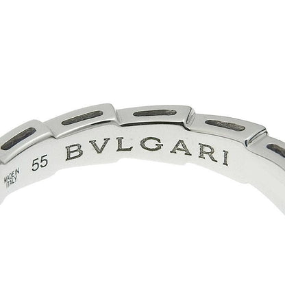 Bvlgari Bulgari Serpenti Viper Diamond Ring 18K White Gold 750 White Gold