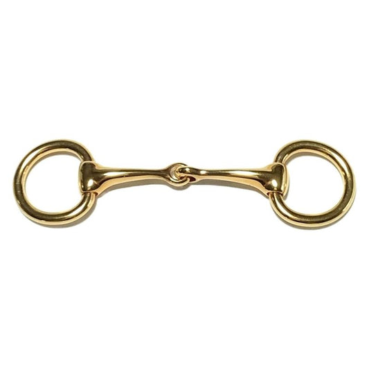 Hermes Scarf Ring Moulded Gold