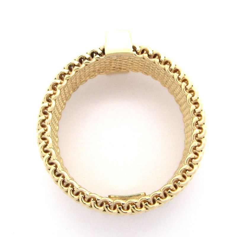 Tiffany & Co Ring Somerset 18K Yellow Gold X Diamond 4P Diamond