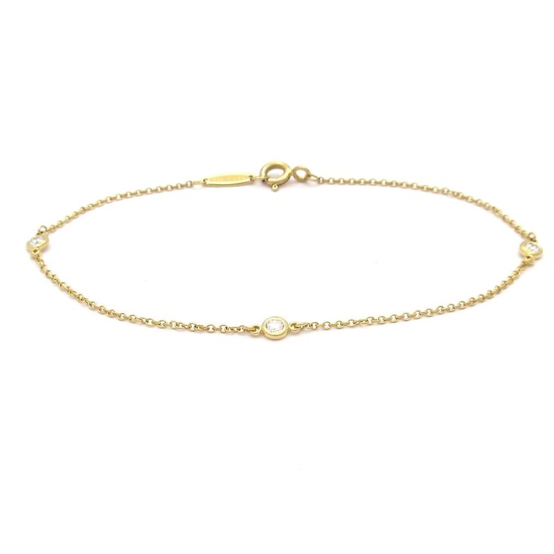 Tiffany & Co Bracelet Tiffany & Co By-the-yard 18K Yellow Gold And Diamonds 3P