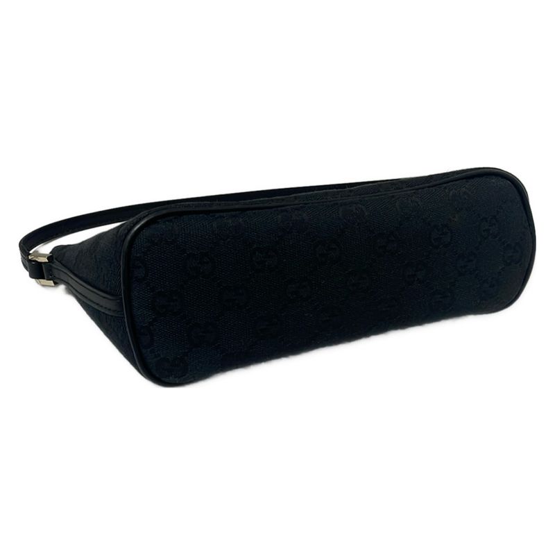 Gucci Handbag GG Pattern 0391103 Black Leather