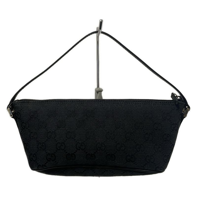 Gucci Handbag GG Pattern 0391103 Black Leather