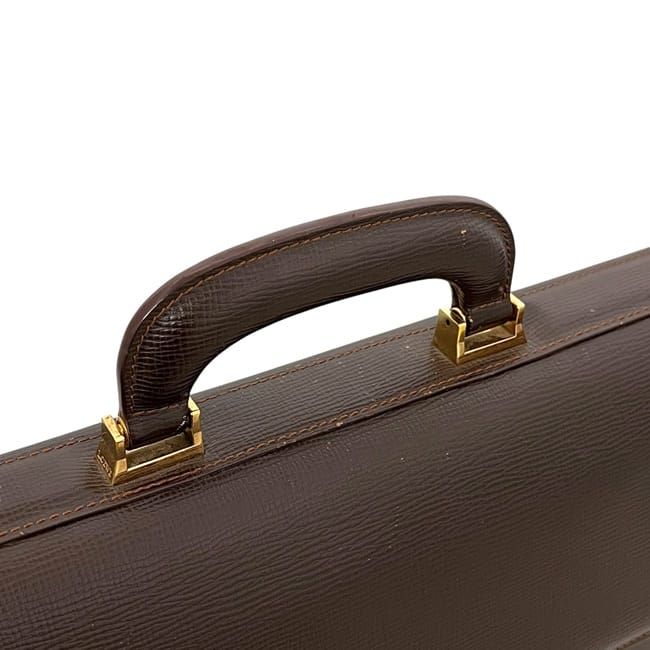 Loewe Business Bag Brown Anagram Excellent Condition Document Bag Leather