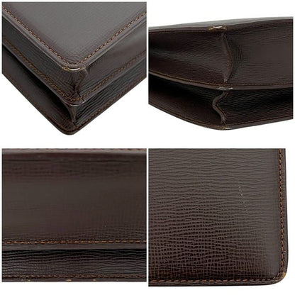 Loewe Business Bag Brown Anagram Excellent Condition Document Bag Leather