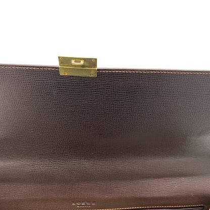 Loewe Business Bag Brown Anagram Excellent Condition Document Bag Leather