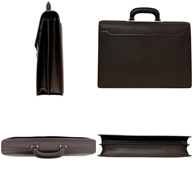 Loewe Business Bag Brown Anagram Excellent Condition Document Bag Leather