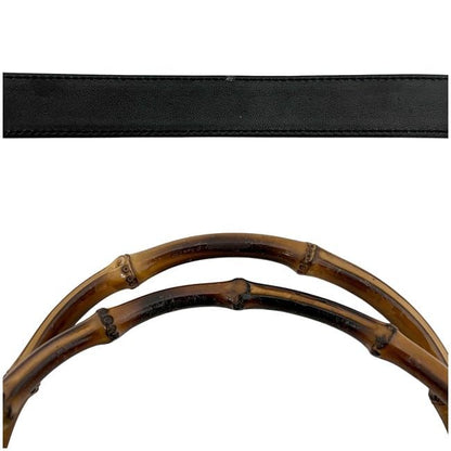 Gucci 2 Way Bag Black 000 3780 0289 Excellent Condition Leather