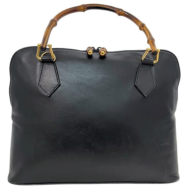 Gucci 2 Way Bag Black 000 3780 0289 Excellent Condition Leather