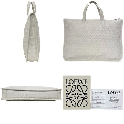 Loewe Business Bag White Repeat Anagram 358.23l18
