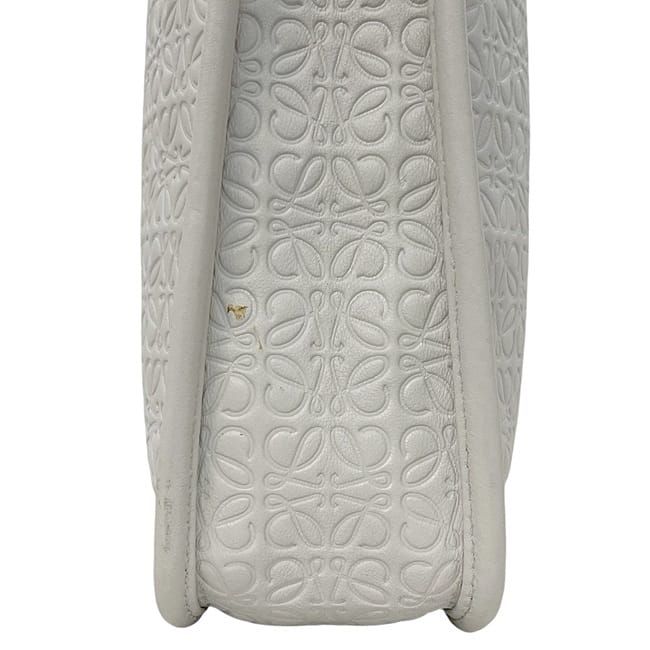 Loewe Business Bag White Repeat Anagram 358.23l18