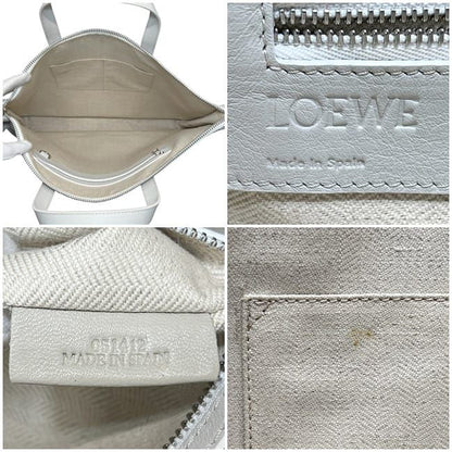 Loewe Business Bag White Repeat Anagram 358.23l18