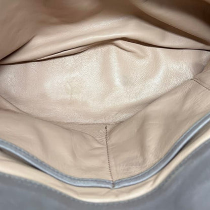 Prada 2 Way Bag Grey Bn2217 Excellent Condition Nappa Leather Preowned