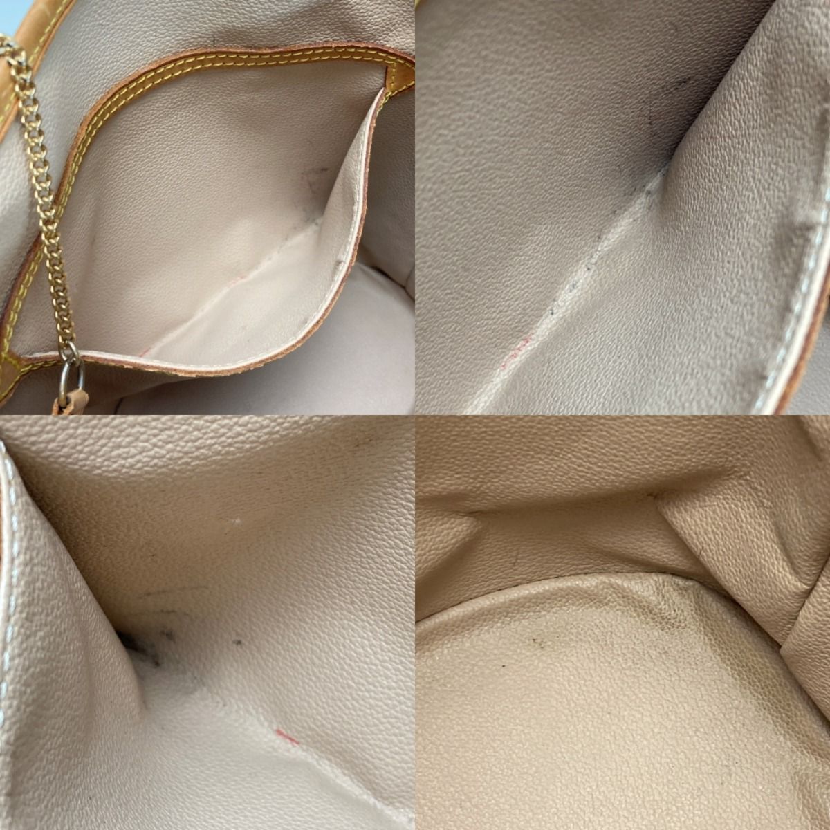 Louis Vuitton Monogram Petit Baguette Tote Bag M42238 Shoulder Bag with Pouch