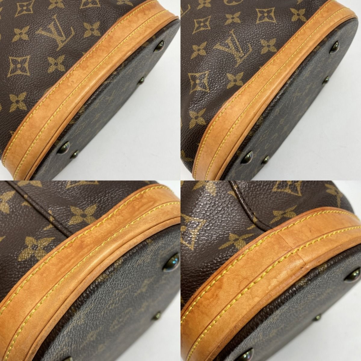 Louis Vuitton Monogram Petit Baguette Tote Bag M42238 Shoulder Bag with Pouch