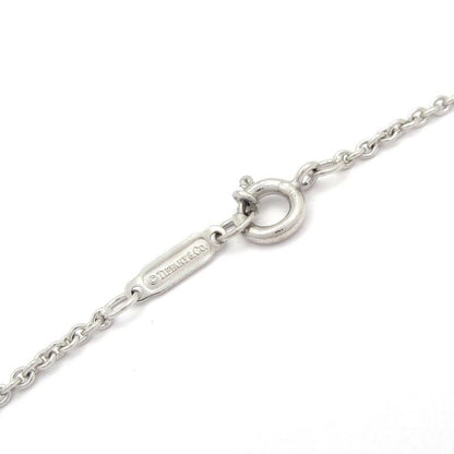Tiffany & Co Necklace Atlas Open Bar 18K White Gold X Diamonds 18P Diamonds