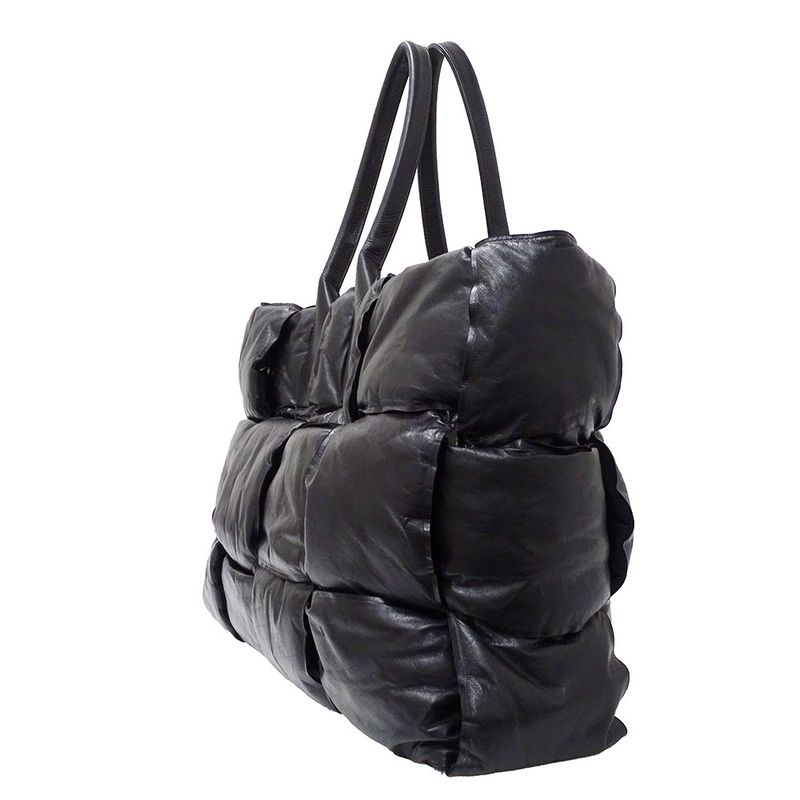 Bottega Venetaveneta Bag Women Men Brand Maxi Intrecciato Tote Bag Calf Squash