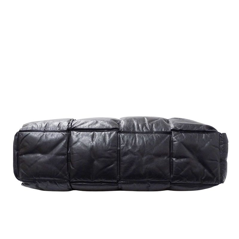 Bottega Venetaveneta Bag Women Men Brand Maxi Intrecciato Tote Bag Calf Squash