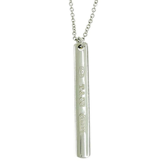 Tiffany & Co Silver 1837 Narrow Necklace 2.6g 925 Engraved 505000 Necklace