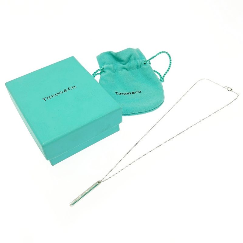 Tiffany & Co Silver 1837 Narrow Necklace 2.6g 925 Engraved 505000 Necklace