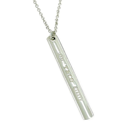 Tiffany & Co Silver 1837 Narrow Necklace 2.6g 925 Engraved 505000 Necklace