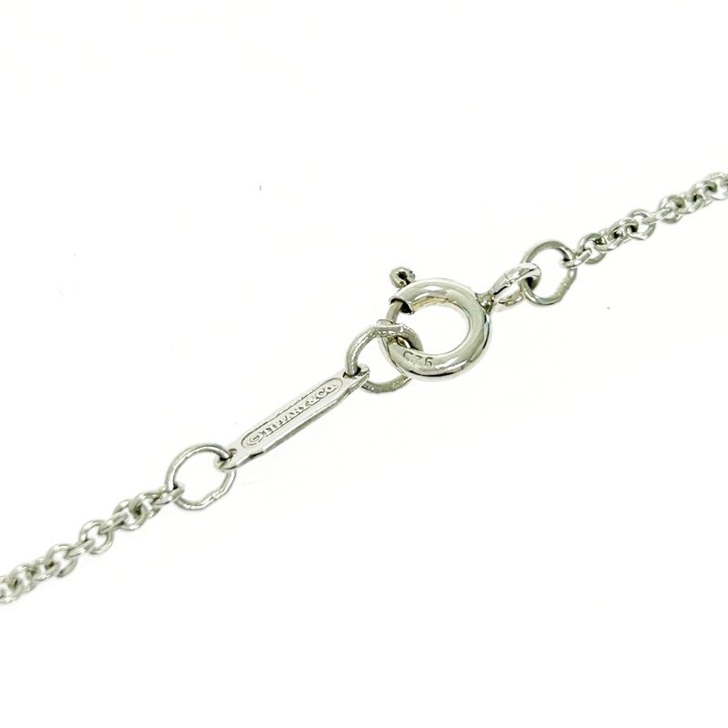 Tiffany & Co Silver 1837 Interlocking Circle Necklace 10.5g 925 Engraved 499010