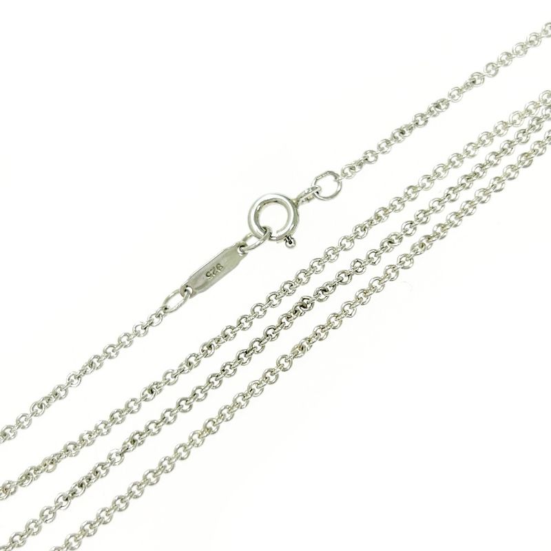 Tiffany & Co Silver 1837 Interlocking Circle Necklace 10.5g 925 Engraved 499010