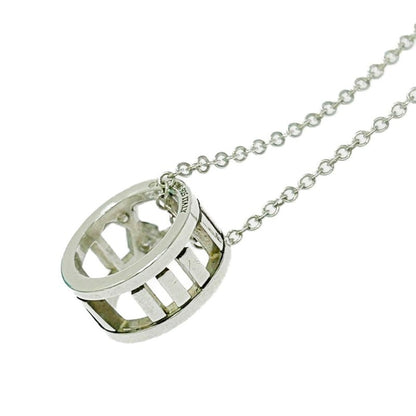 Tiffany & Co Silver Open Atlas Necklace 2.1g 925 Engraved 501676 Necklace